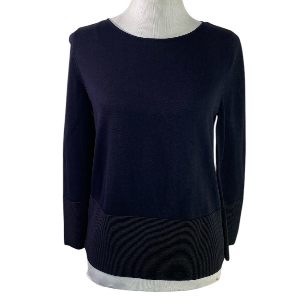 COS Knit Sweater in Navy Blue Size XS